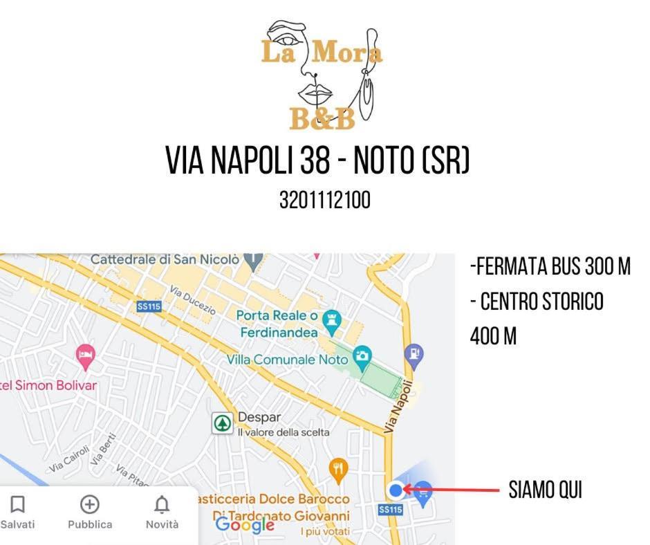 La Mora Affittacamere Noto Zewnętrze zdjęcie